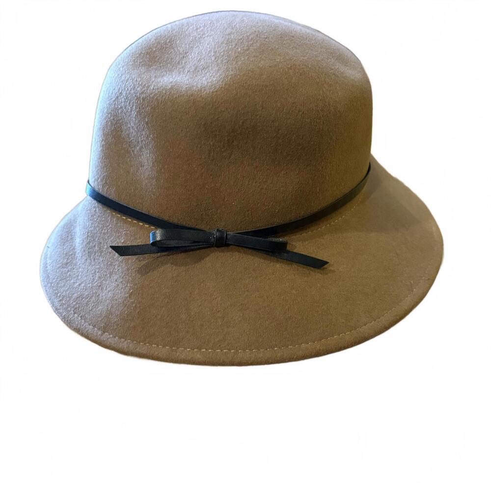 Target Classic Brown Wool Hat Black Bow Quiet Luxury Old Money
